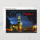 CARTE POSTALE 4, PUEBLA (Devant / Derrière)