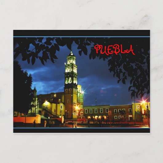 CARTE POSTALE 4, PUEBLA (Devant)