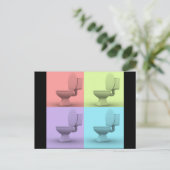 Carte Postale 4 Toilettes (Debout devant)