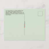 Carte Postale 4 Vierges martyres dans un jardin (détail; M 070) (Dos)