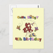 Carte Postale 4e Bogue Anniversaire Tshirts et cadeaux (Devant / Derrière)