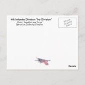 Carte Postale 4e division d'infanterie (Dos)