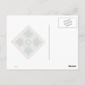 Carte Postale 4e infanterie timbre de vétérans de guerre vietnam (Dos)