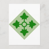 Carte Postale 4th Infantry (Devant)