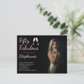 Carte Postale 50 and Fabulous | 50th Birthday Party Photo (Debout devant)