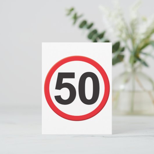 Carte Postale 50 ans (Debout devant)