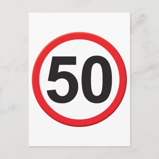 Carte Postale 50 ans (Devant)