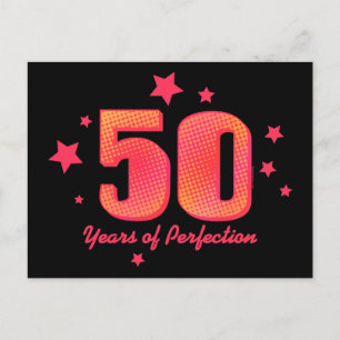 Carte Postale 50 ans de perfection
