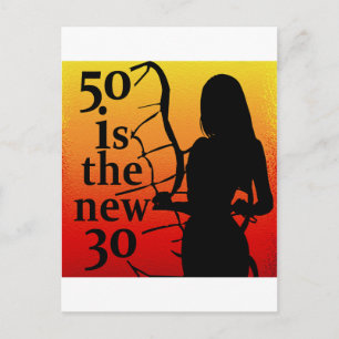 Carte Postale 50, c'est le New 30, 50e Birthday Toxits !