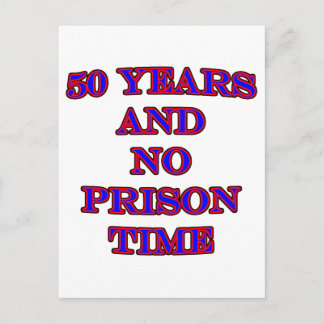 Carte Postale 50 et pas de peine de prison