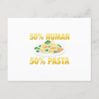 50% Humain 50% Pâtes | Idée cadeau de nouilles