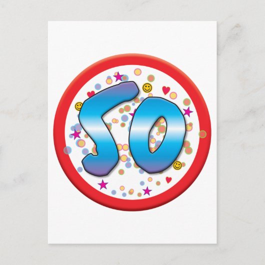 Carte Postale 50e anniversaire (Devant)