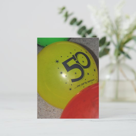 Carte postale 50e anniversaire (Debout devant)