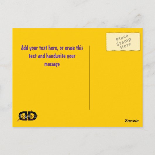 Carte postale 50e anniversaire (Dos)