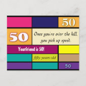 Carte postale 50e anniversaire (Devant)