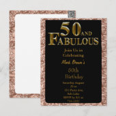 Carte Postale 50e anniversaire (Devant / Derrière)