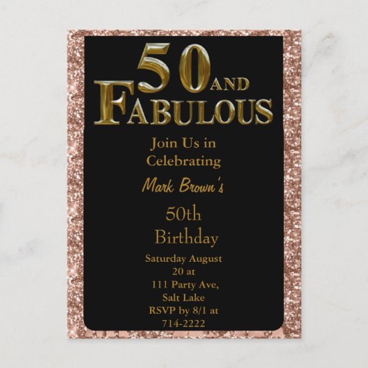 Carte Postale 50e anniversaire (Devant)
