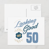 Carte Postale 50e anniversaire A l'air bon (Devant / Derrière)