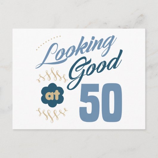 Carte Postale 50e anniversaire A l'air bon (Devant)