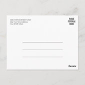 Carte Postale 50e Anniversaire de Mariage Grand Caractère Doré (Dos)