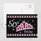 Carte Postale 50e anniversaire de Tiara (Devant / Derrière)