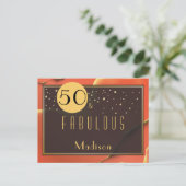 Carte Postale 50e anniversaire Fabulous Tomato Rouge (Debout devant)