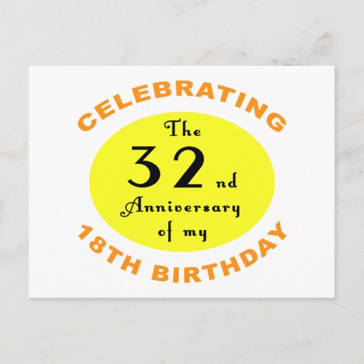 Carte Postale 50e anniversaire Gag cadeau (Devant)