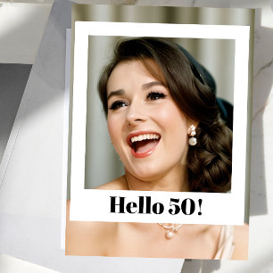 Carte Postale 50e Anniversaire Moderne Photo Surprise