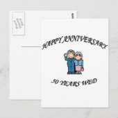 Carte Postale 50ème. ANNIVERSAIRE (Devant / Derrière)