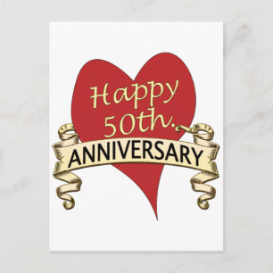 Carte Postale 50ème. Anniversaire