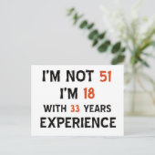 Carte Postale 51e anniversaire (Debout devant)