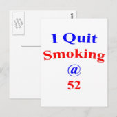 Carte Postale 52 Cessez De Fumer (Devant / Derrière)