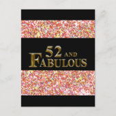 Carte Postale 52e anniversaire  (Devant)