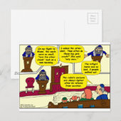 Carte Postale 531 Caricature de vacances Rabbi (Devant / Derrière)