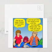 Carte Postale 546 bande dessinée d'amies (Devant / Derrière)