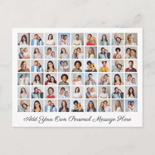 Carte Postale 54 Collage photo Ajouter votre propre message (Devant)