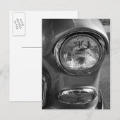 Carte Postale 55 Niveaux de gris Chevy Headlight (Devant / Derrière)