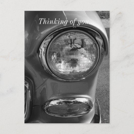 Carte Postale 55 Niveaux de gris Chevy Headlight (Devant)