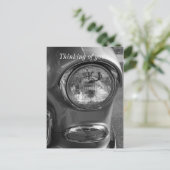 Carte Postale 55 Niveaux de gris Chevy Headlight (Debout devant)