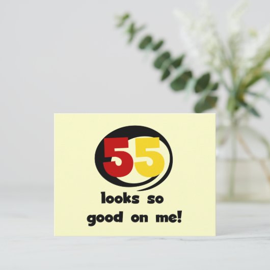 Carte Postale 55 Semble si bon sur moi T-shirts et cadeaux (Debout devant)