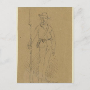 Carte Postale 55e infanterie de Géorgie