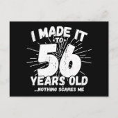 Carte Postale 56 ans drôle mème anniversaire 56 ans (Devant)