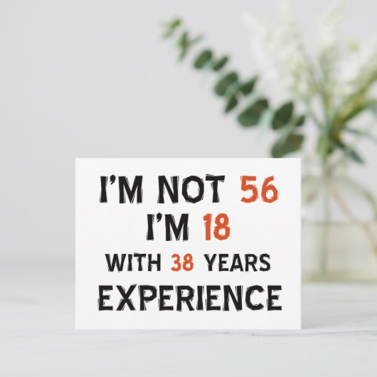 Carte Postale 56e anniversaire (Debout devant)