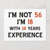 Carte Postale 56e anniversaire (Devant)