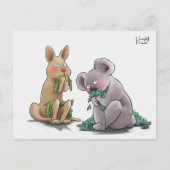 Carte Postale 57 : Koala & kangaroo (Devant)