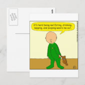 Carte Postale 580 C'est difficile d'être un dessin animé (Devant / Derrière)