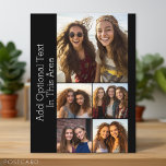 Carte Postale 5 Collage photo Texte facultatif - peut modifier n<br><div class="desc">Montage photo de 5 photos de tailles différentes sur un arrière - plan de couleur solide. Vous pouvez utiliser des photos carrés ou n'importe quelle photo pour cette grille. Ajoutez vos photos et instantanés préférés à cette bande pour un garde-mémoire amusant. Une façon artistique d'afficher vos meilleures photos de partage....</div>