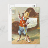 Carte Postale 5 Little Pigs : The Home Pig (Devant / Derrière)