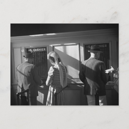 Carte Postale 5 $ Window, Hialeah Park, 1939 (Devant)