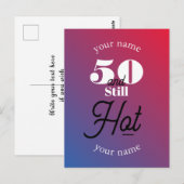 Carte Postale 5O et toujours chaud (Devant / Derrière)